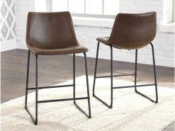 Mor Furniture Centiar Counter Height Stool In Gray