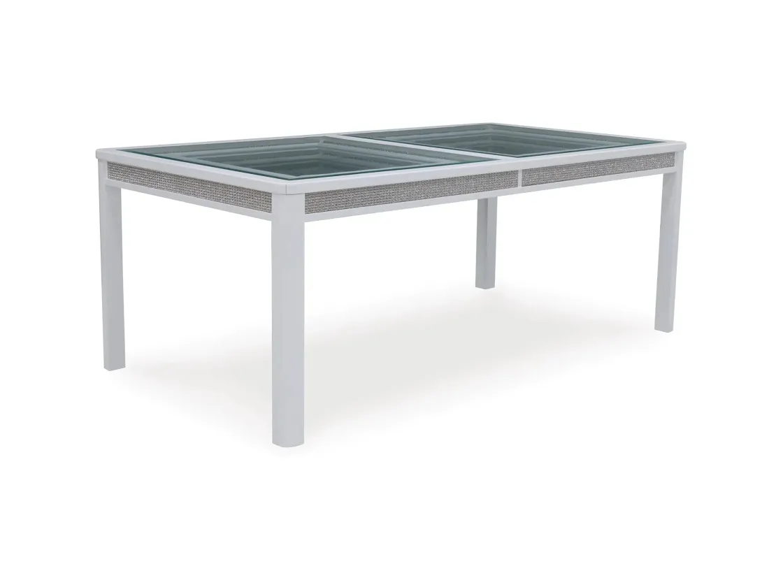 Mor Furniture Chalanna Dining Table & 6 Chairs In White