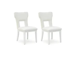 Mor Furniture Chalanna Dining Table & 6 Chairs In White