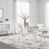 Mor Furniture Chalanna Dining Table & 4 Chairs In White
