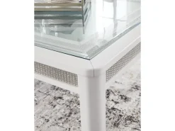 Mor Furniture Chalanna Dining Table & 4 Chairs In White