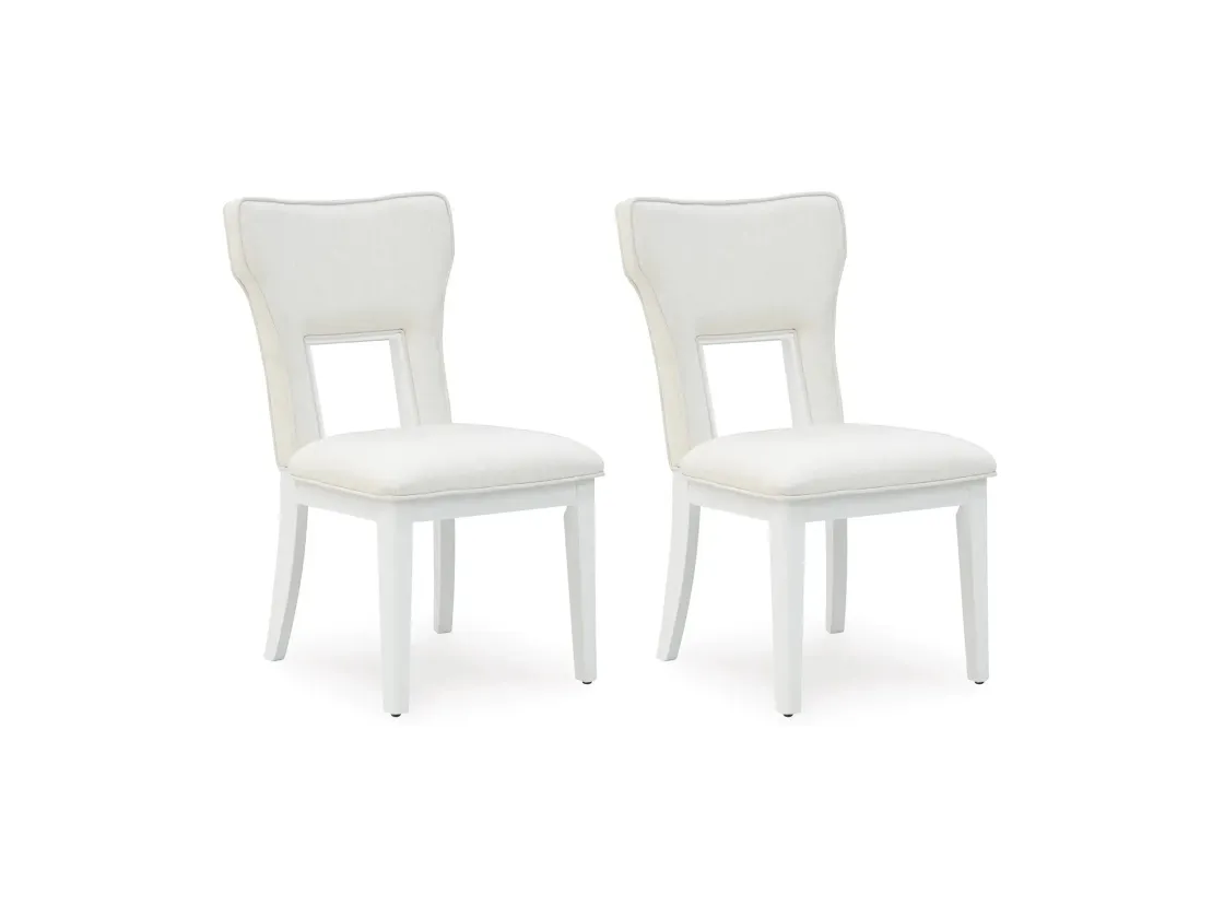 Mor Furniture Chalanna Dining Table & 4 Chairs In White