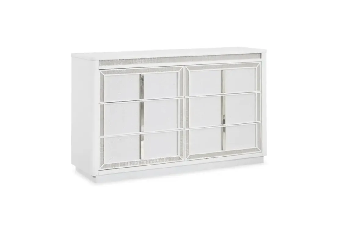 Mor Furniture Chalanna Dresser In White
