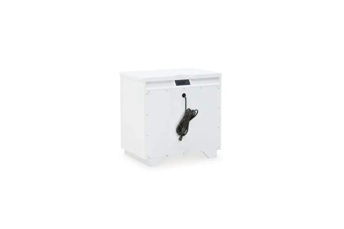 Mor Furniture Chalanna Nightstand In White