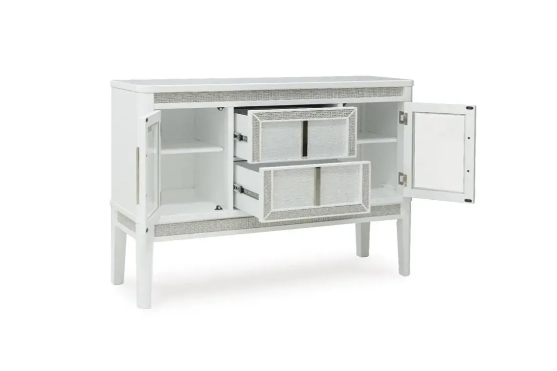 Mor Furniture Chalanna Server In White