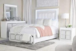 Mor Furniture Chalanna Storage Bed In White, Queen