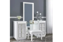 Mor Furniture Chalanna Vanity & Mirror In White