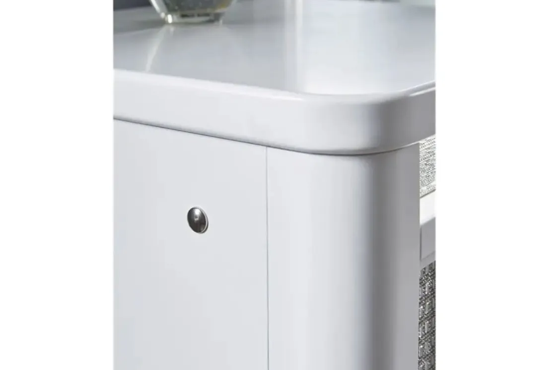 Mor Furniture Chalanna Vanity, Mirror & Stool In White