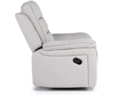Mor Furniture Chanell Recliner In New Nappa Gray