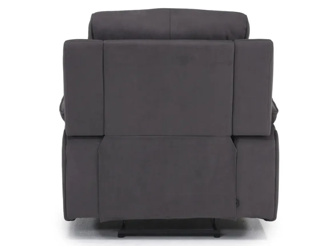 Mor Furniture Chanell Recliner In New Nappa Gray
