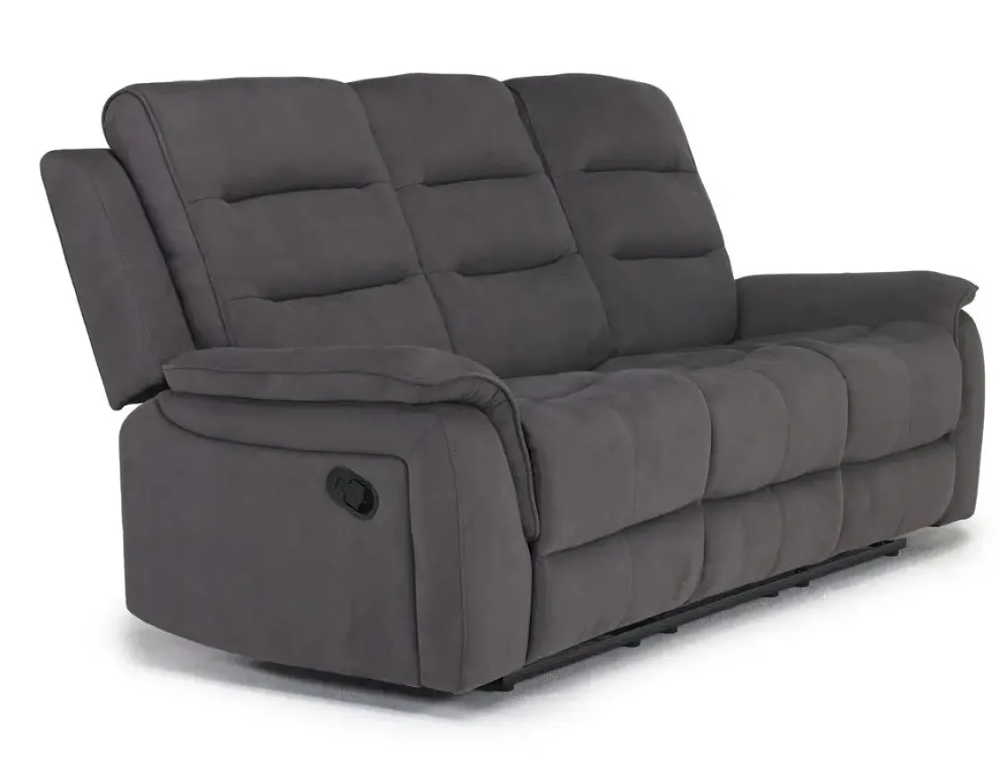 Mor Furniture Chanell Reclining Sofa In New Nappa Gray