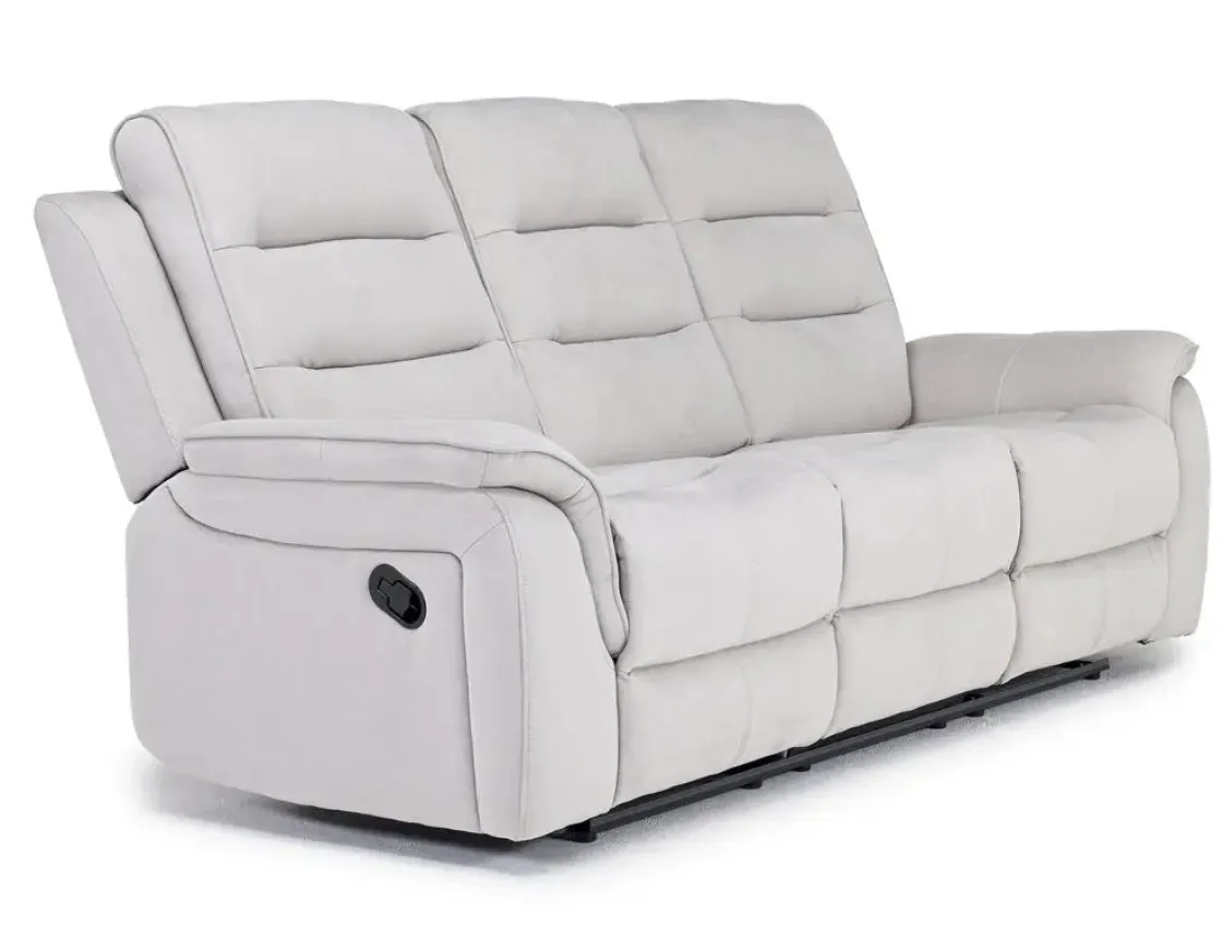 Mor Furniture Chanell Reclining Sofa In New Nappa Gray