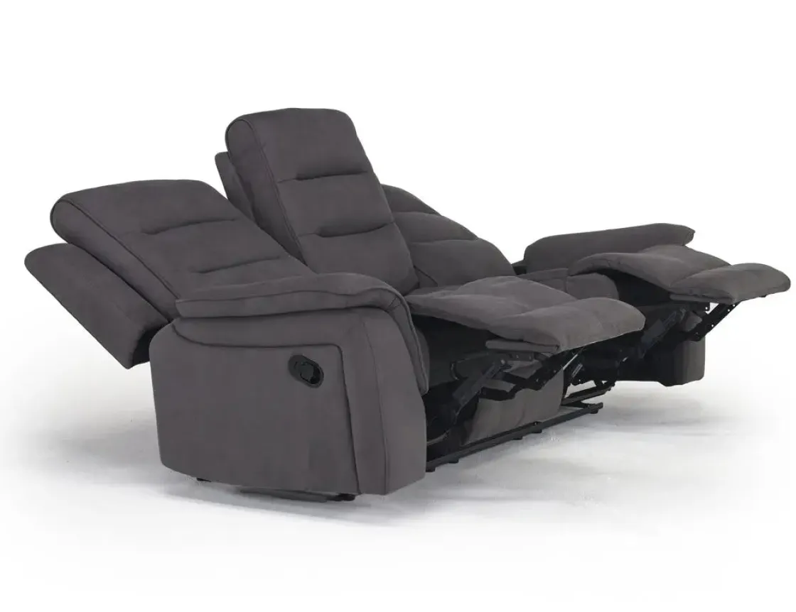 Mor Furniture Chanell Reclining Sofa In New Nappa Gray