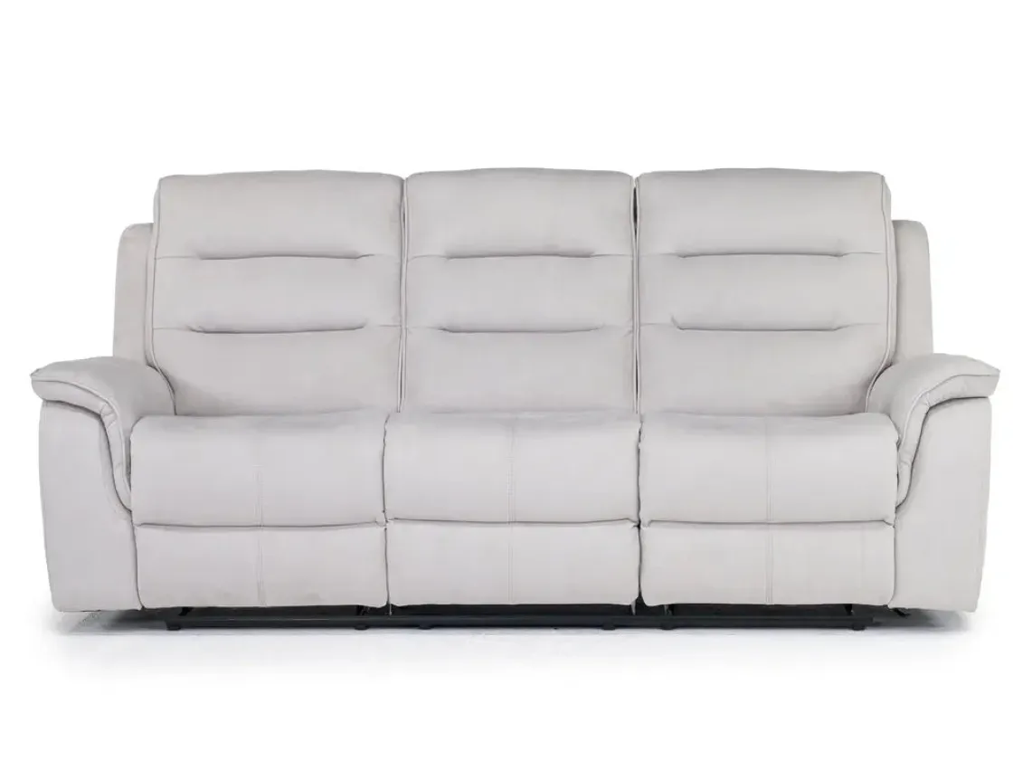 Mor Furniture Chanell Reclining Sofa In New Nappa Gray