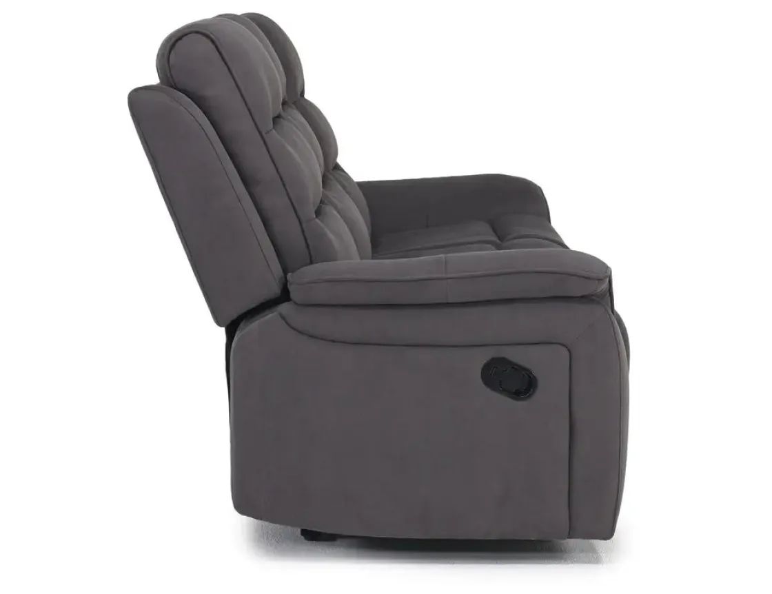 Mor Furniture Chanell Reclining Sofa In New Nappa Gray
