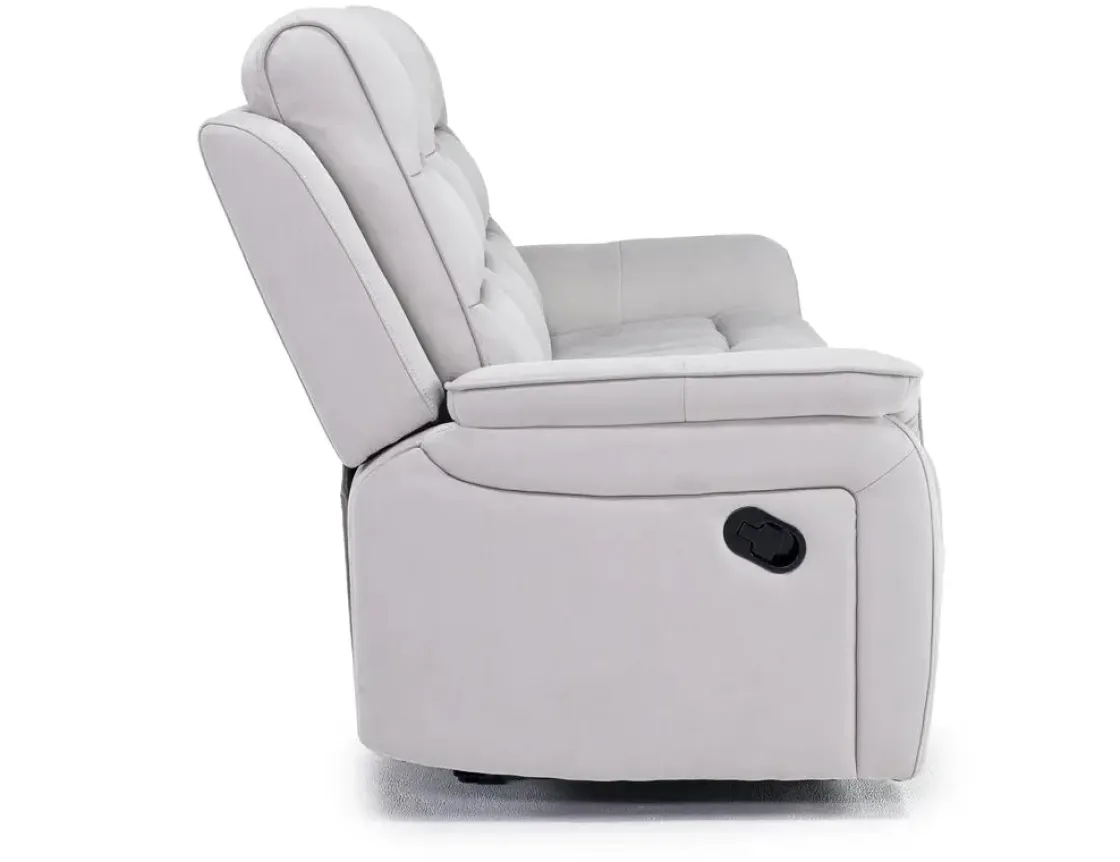 Mor Furniture Chanell Reclining Sofa In New Nappa Gray