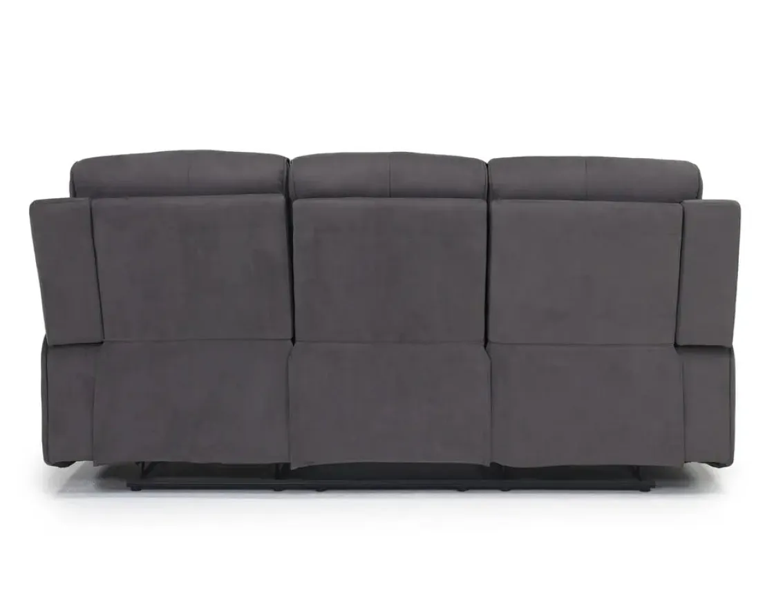 Mor Furniture Chanell Reclining Sofa In New Nappa Gray
