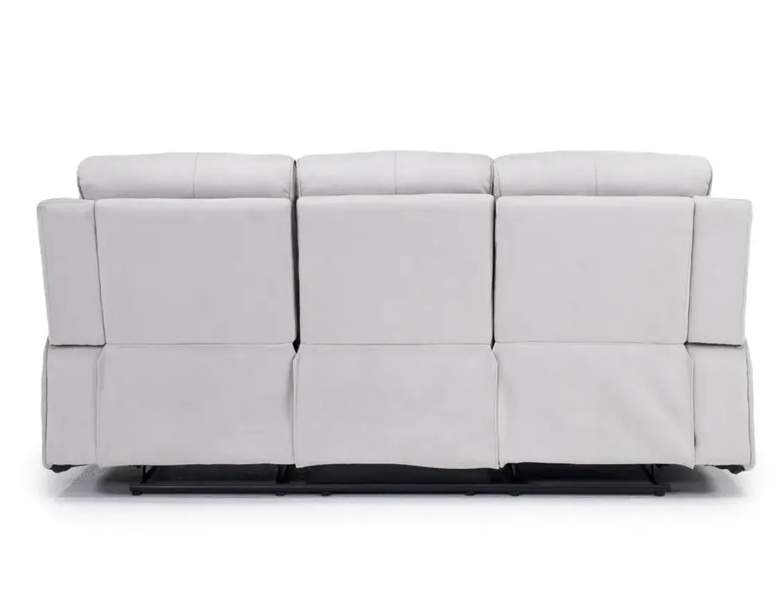 Mor Furniture Chanell Reclining Sofa In New Nappa Gray