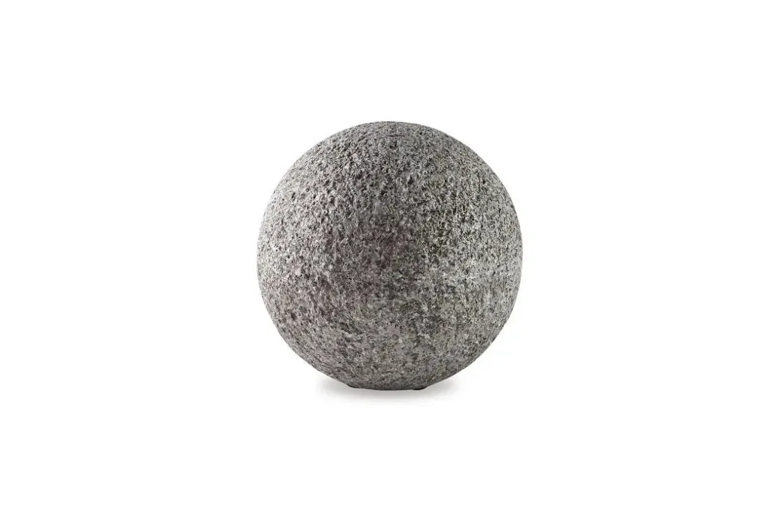 Mor Furniture Chanlow Small Round Sculpture In Gray