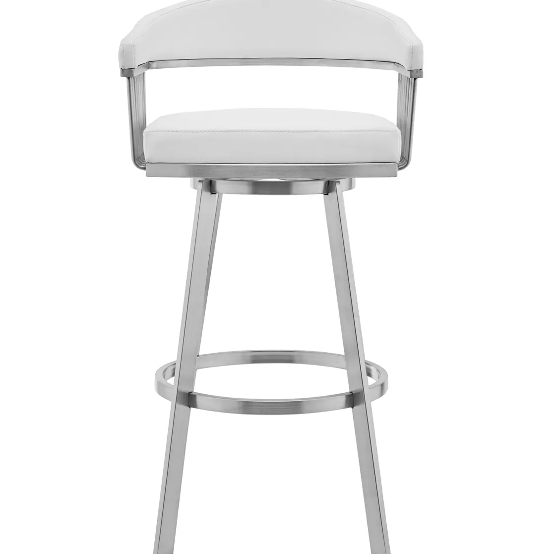 Mor Furniture Chelsea Counter Height Swivel Stool In White