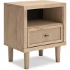 Mor Furniture Cielden Nightstand In Tan