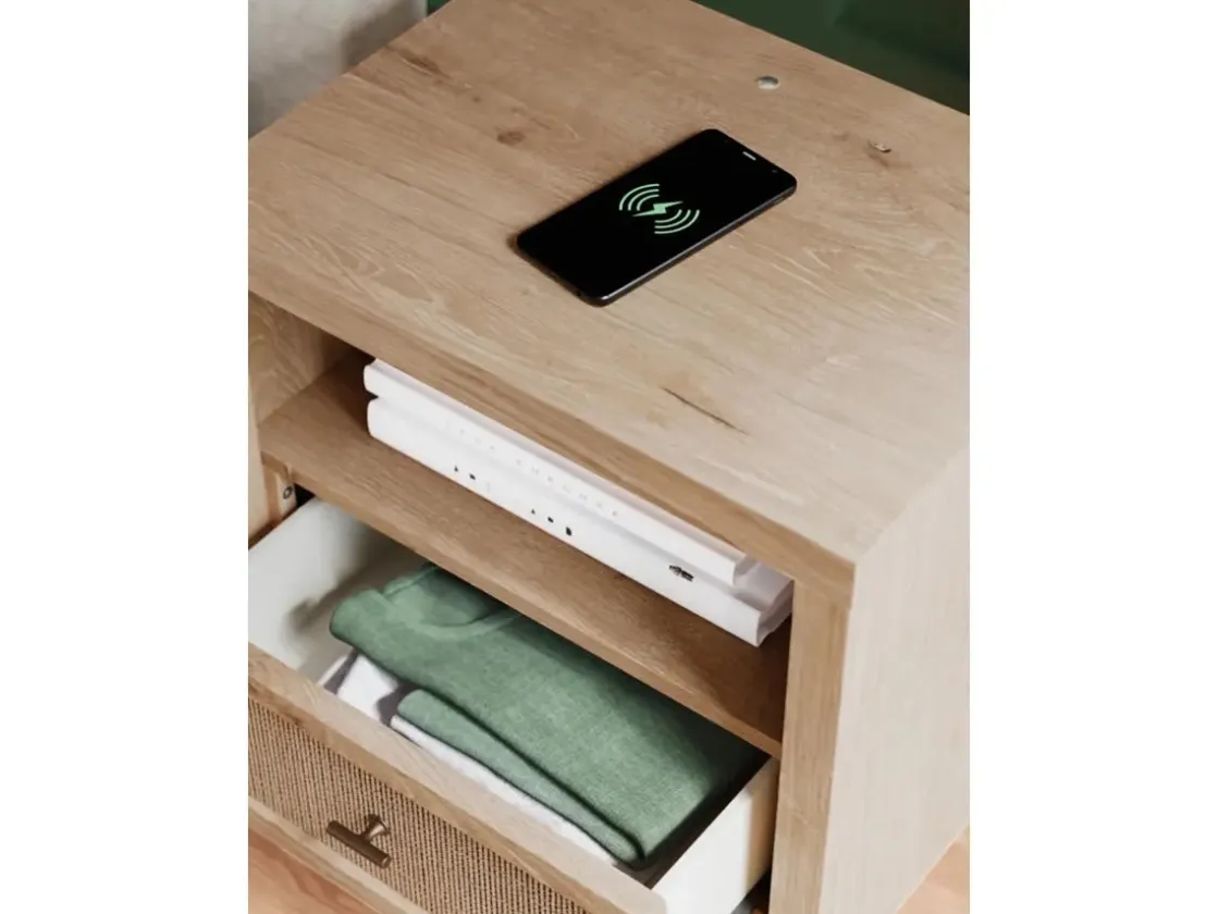 Mor Furniture Cielden Nightstand In Tan