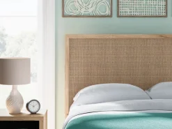 Mor Furniture Cielden Panel Bed In Tan, Twin