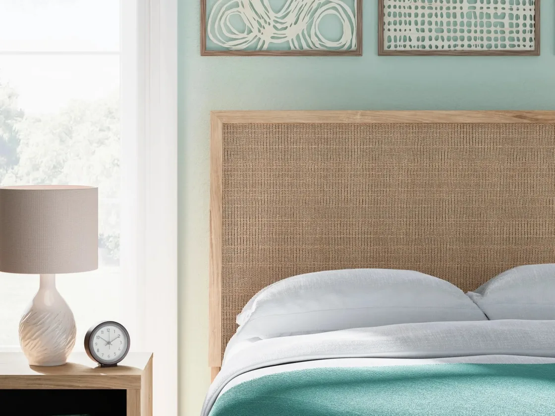 Mor Furniture Cielden Panel Bed In Tan, Twin