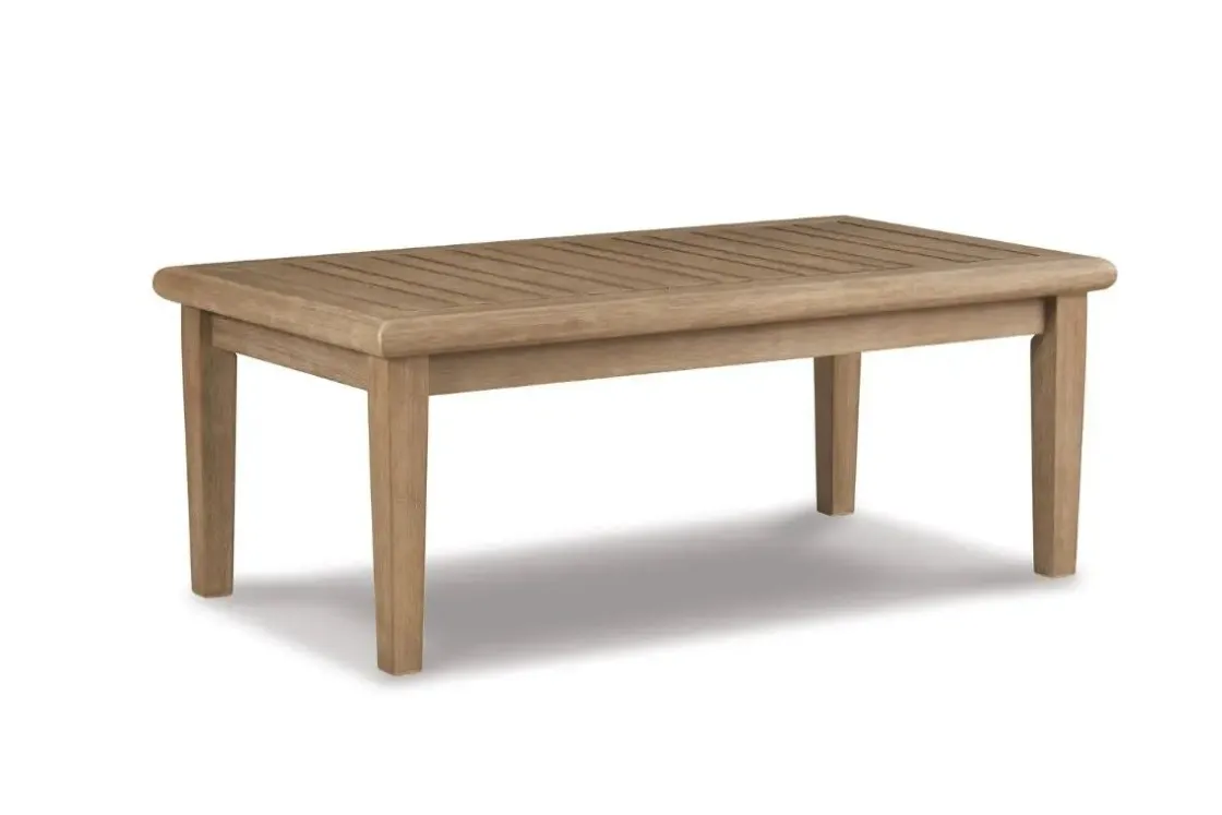 Mor Furniture Clare View Outdoor Coffee Table In Grayish Brown