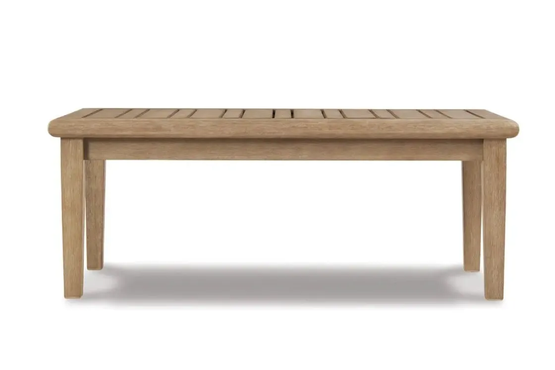 Mor Furniture Clare View Outdoor Coffee Table In Grayish Brown