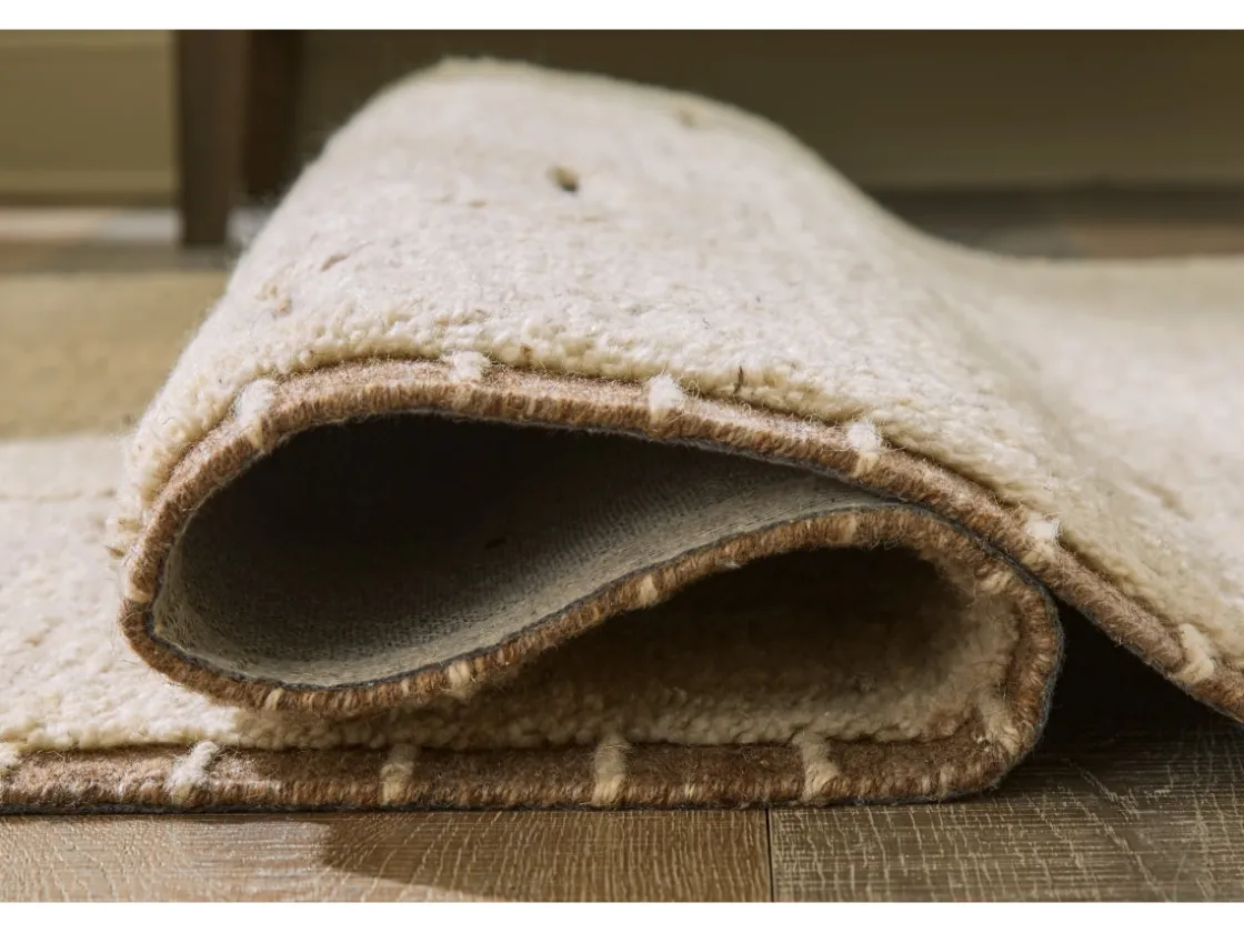 Mor Furniture Clayman Rug In Beige/Brown, 5x7