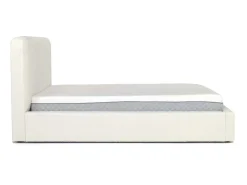 Mor Furniture Cloud Boucle Upholstered Panel Bed In Maya Boucle, Queen