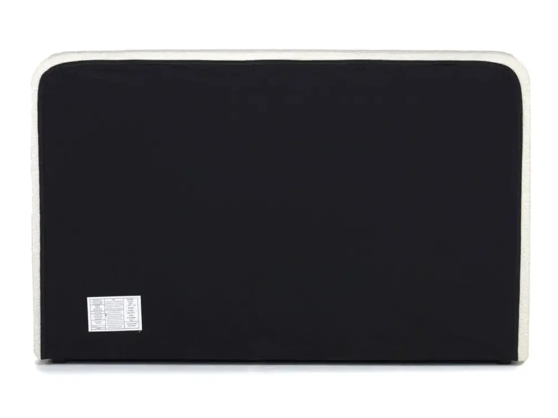 Mor Furniture Cloud Boucle Upholstered Panel Bed In Maya Boucle, Queen