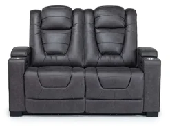 Mor Furniture Cody 2 Power Loveseat In Walnut