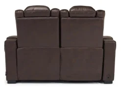 Mor Furniture Cody 2 Power Loveseat In Walnut