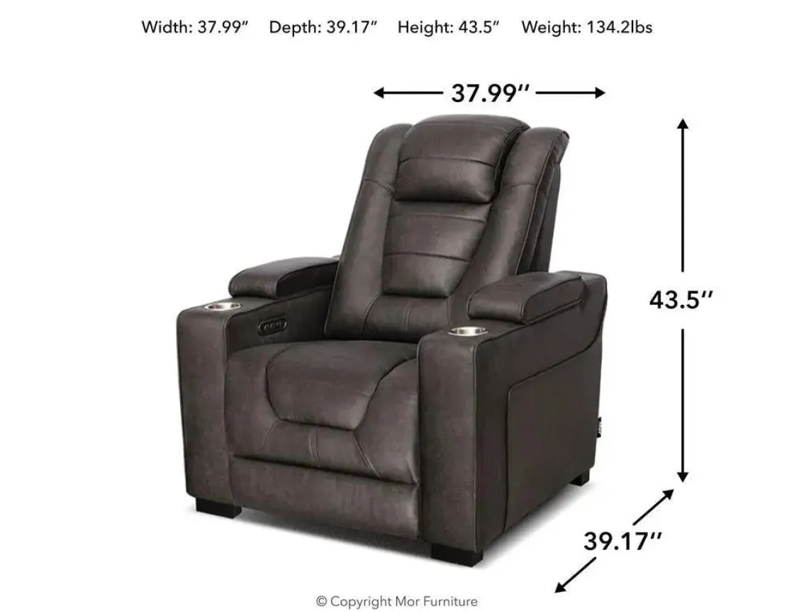 Mor Furniture Cody 2 Power Recliner In Walnut