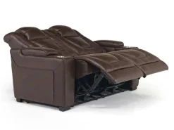 Mor Furniture Cody 2 Power Sofa & Loveseat In Walnut