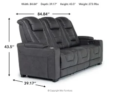 Mor Furniture Cody 2 Power Sofa In Gray