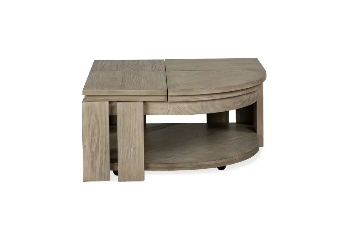 Mor Furniture Conrad Lift Top Coffee Table In Stone Harbor Gray