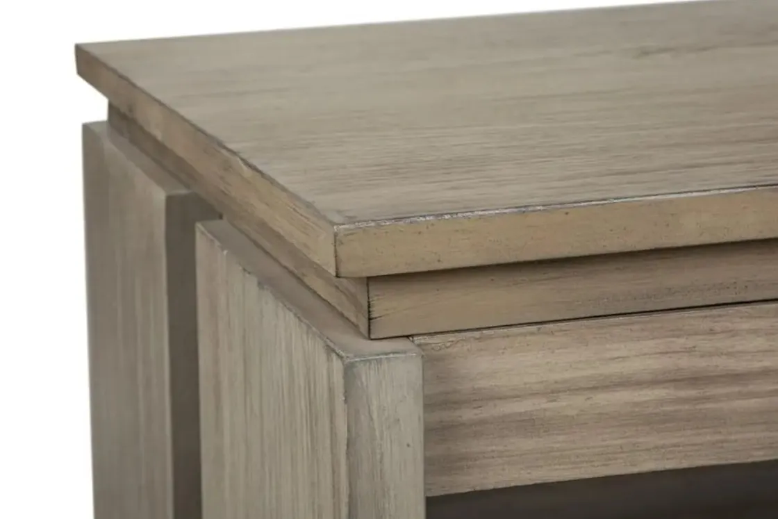 Mor Furniture Conrad Lift Top Coffee Table In Stone Harbor Gray