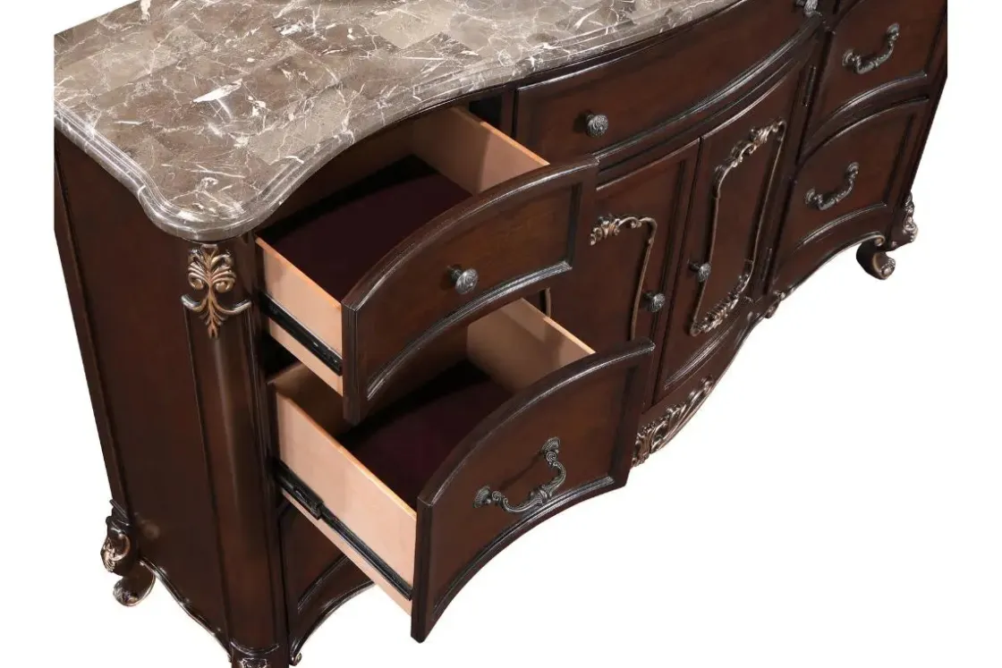 Mor Furniture Constantine Dresser In Cherry