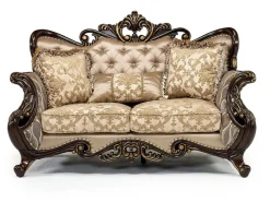 Mor Furniture Constantine Sofa & Loveseat In Gold