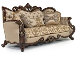 Mor Furniture Constantine Sofa In Gold
