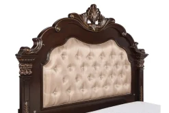 Mor Furniture Constantine Upholstered Bed In Cherry, Queen