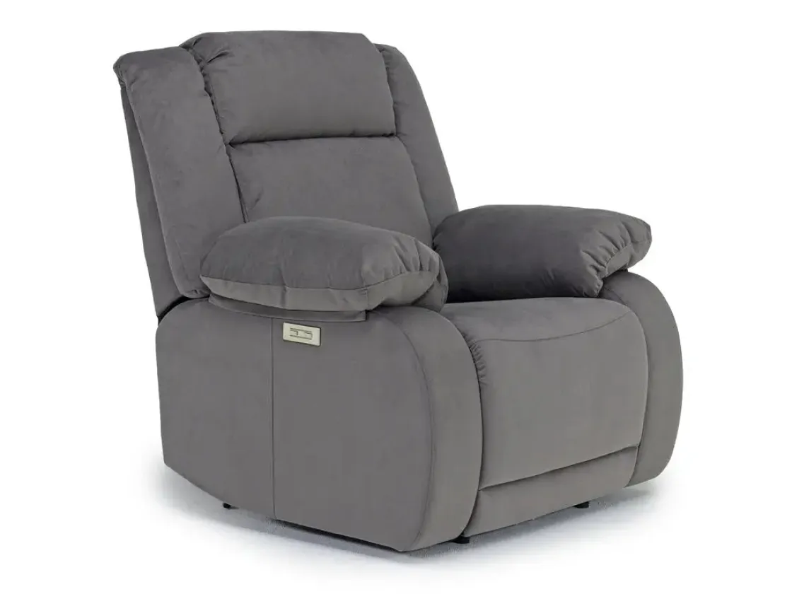 Mor Furniture Cora Recliners In Midnight, Set Of 2