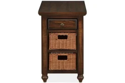 Mor Furniture Cottage Lane Chairside Table In Brown