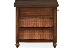 Mor Furniture Cottage Lane Chairside Table In Brown