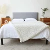 Mor Furniture Cotton Weighted Blanket In Cream, Twin/Full