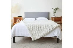 Mor Furniture Cotton Weighted Blanket In Cream, Twin/Full