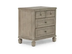 Mor Furniture Country Side 4 Drawer Nightstand In Brown